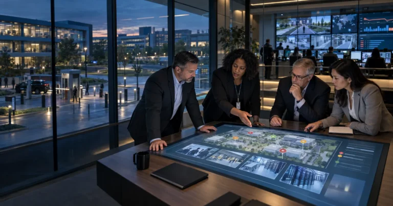 Enterprise security risk management strategy session with business stakeholders