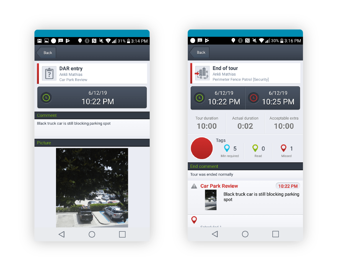 Security Guard Tour App
