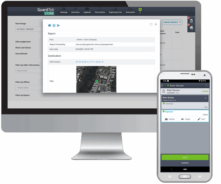 Découvrez GuardTek Core - Trackforce