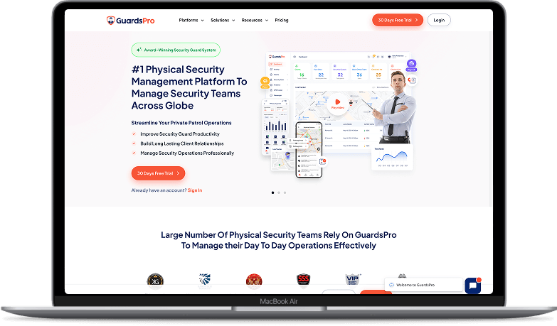 Best Security Workforce Management Software: In-Depth Comparison 15 GuardsPro logo