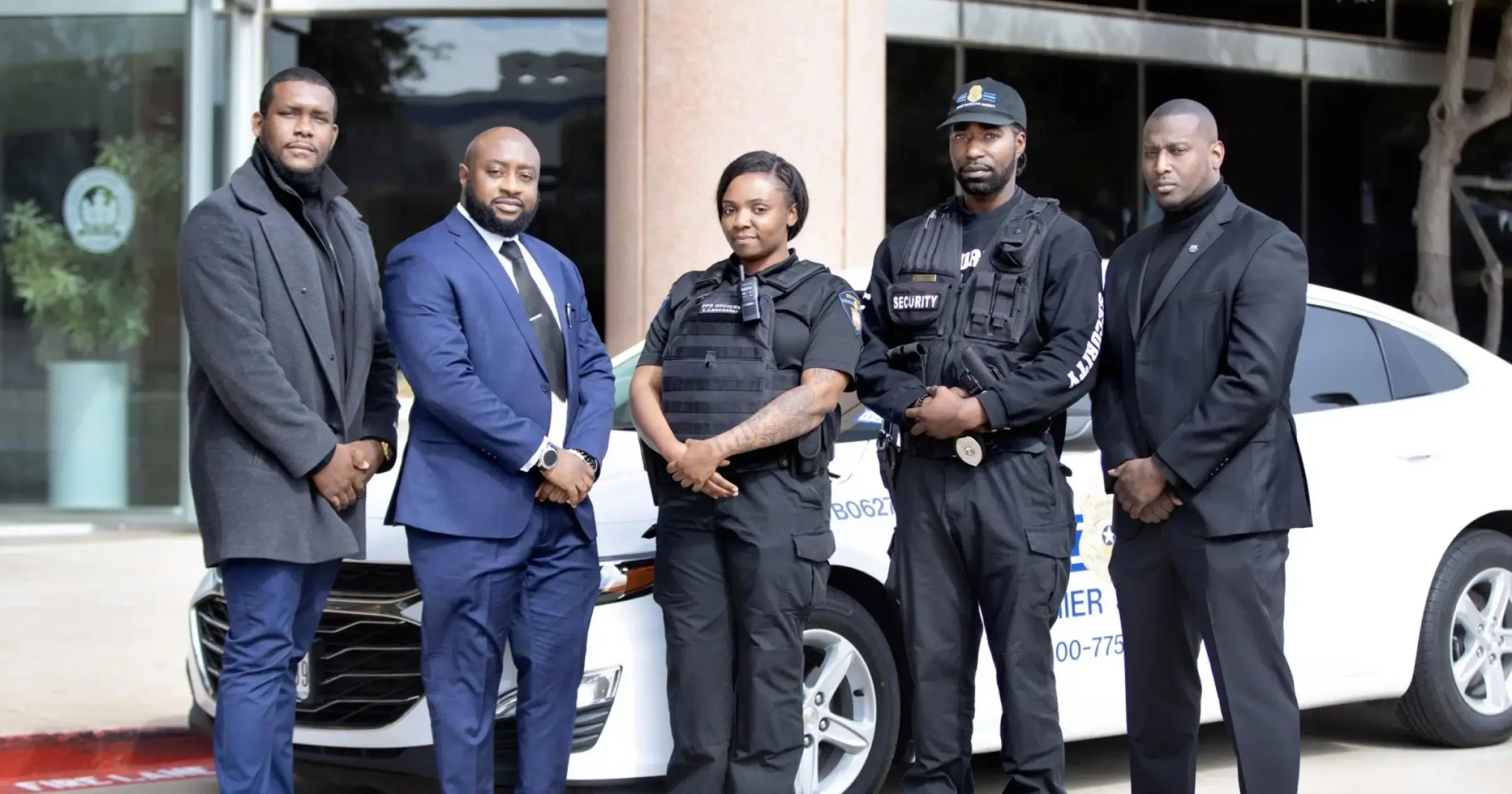 Premier Protective Security Leverages Tracktik’s End-To-End Solution 9 Security officers on patrol supported by TrackTik guard tour and lone-worker monitoring