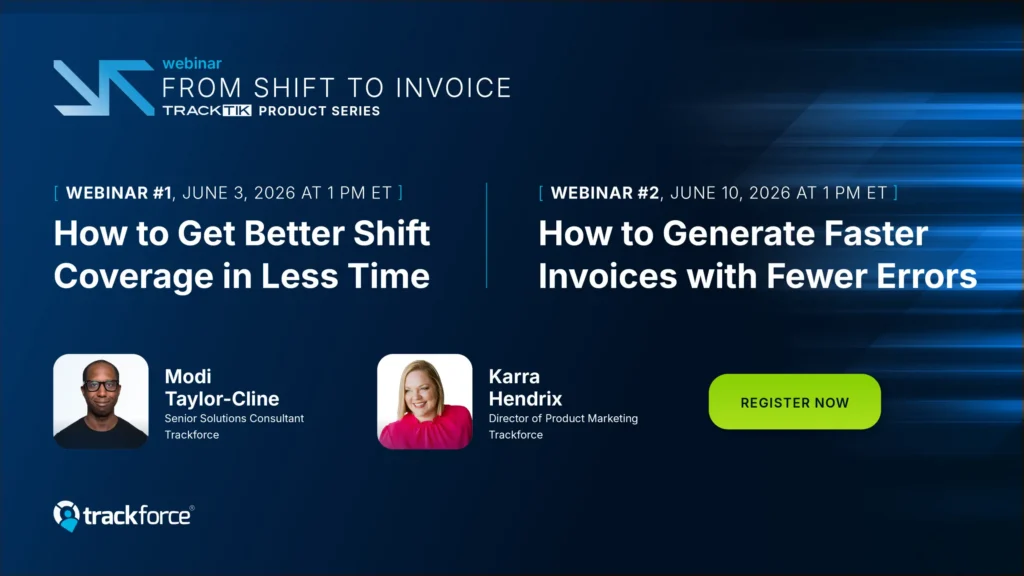 Back Office Operating System Suite 2 From Shift to Invoice, a two-part TrackTik webinar series on back-office efficiency