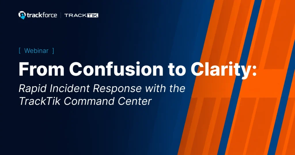 TrackTik Command Center incident response webinar title card