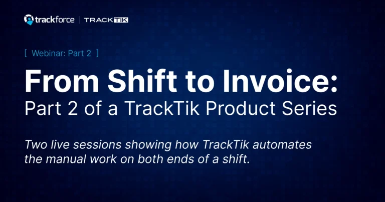 Webinars 6 From Shift to Invoice Part 2 webinar title card