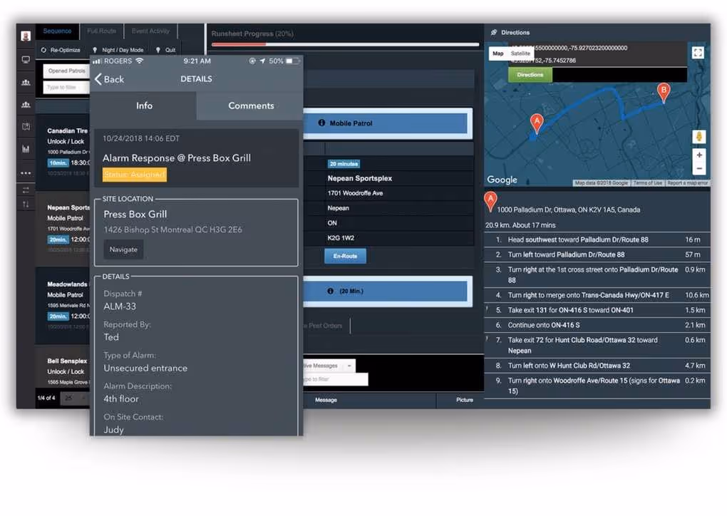 Security Guard App 30 Trackforce security dashboard