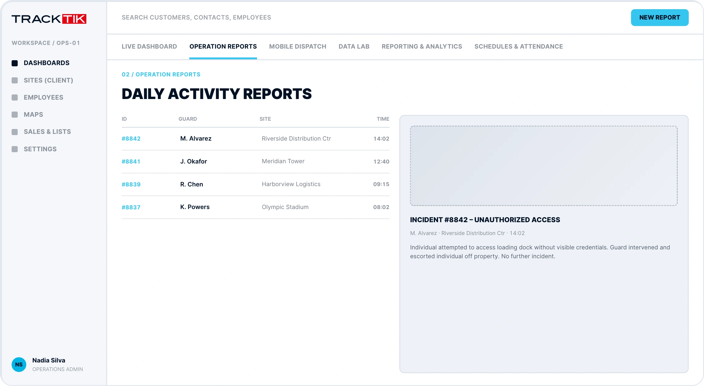 Guard Management 2 tracktik guard management daily activity reports