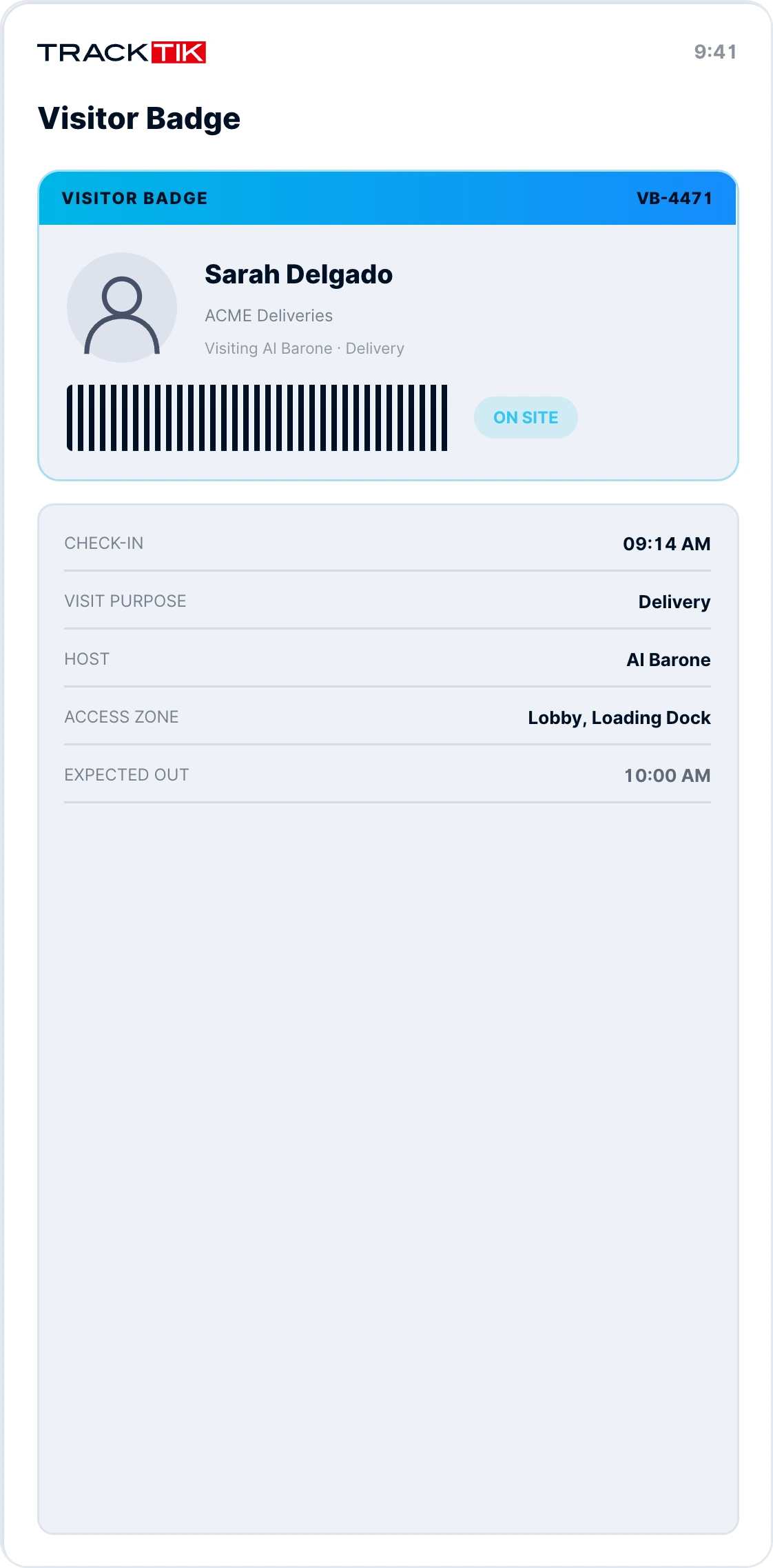 Guard Management 7 tracktik guard management visitor badge app