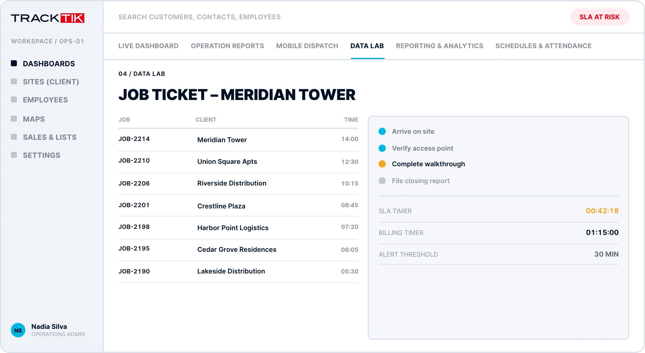 Mobile Services 2 tracktik mobile services job ticket workflow sla timers