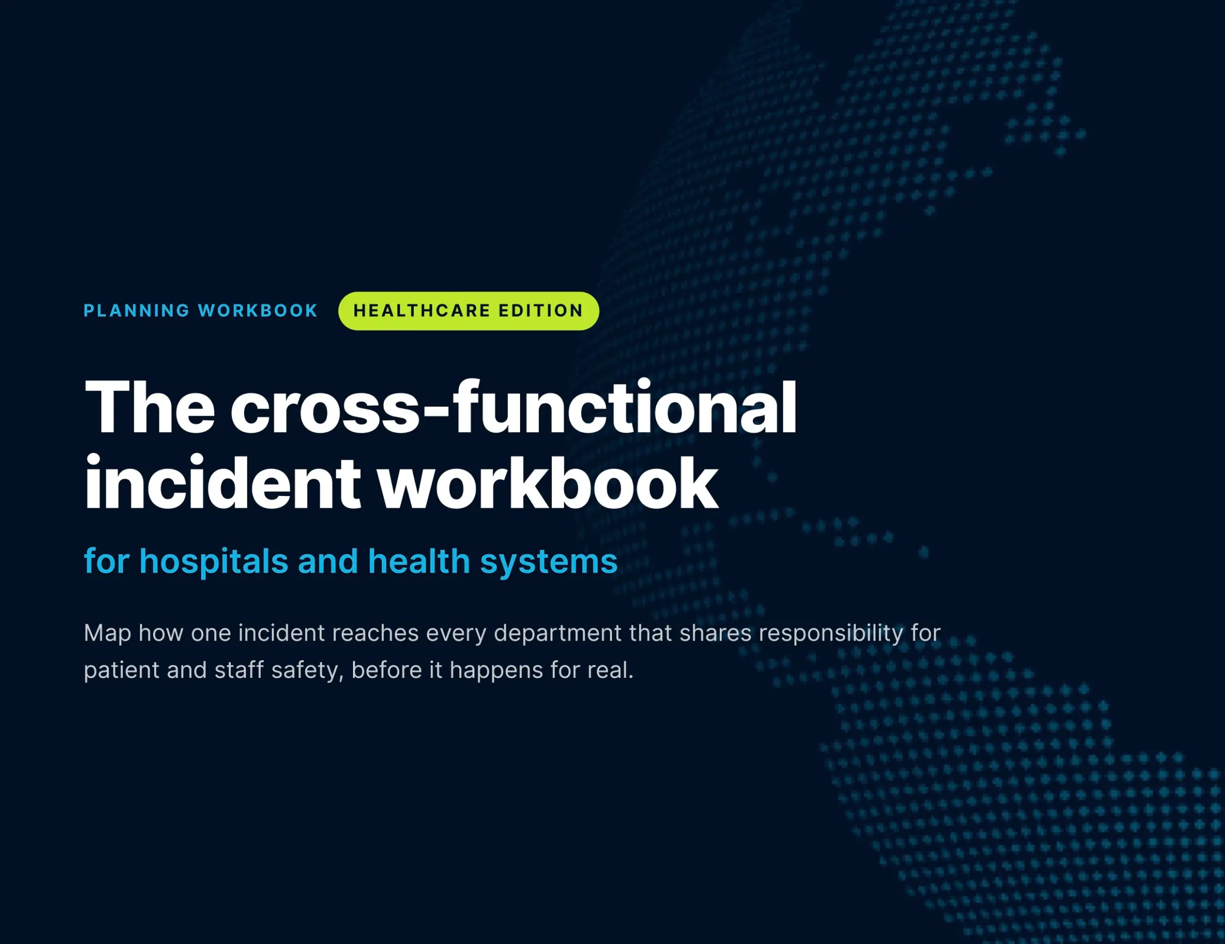Couverture du manuel de gestion des incidents interfonctionnels pour les hôpitaux